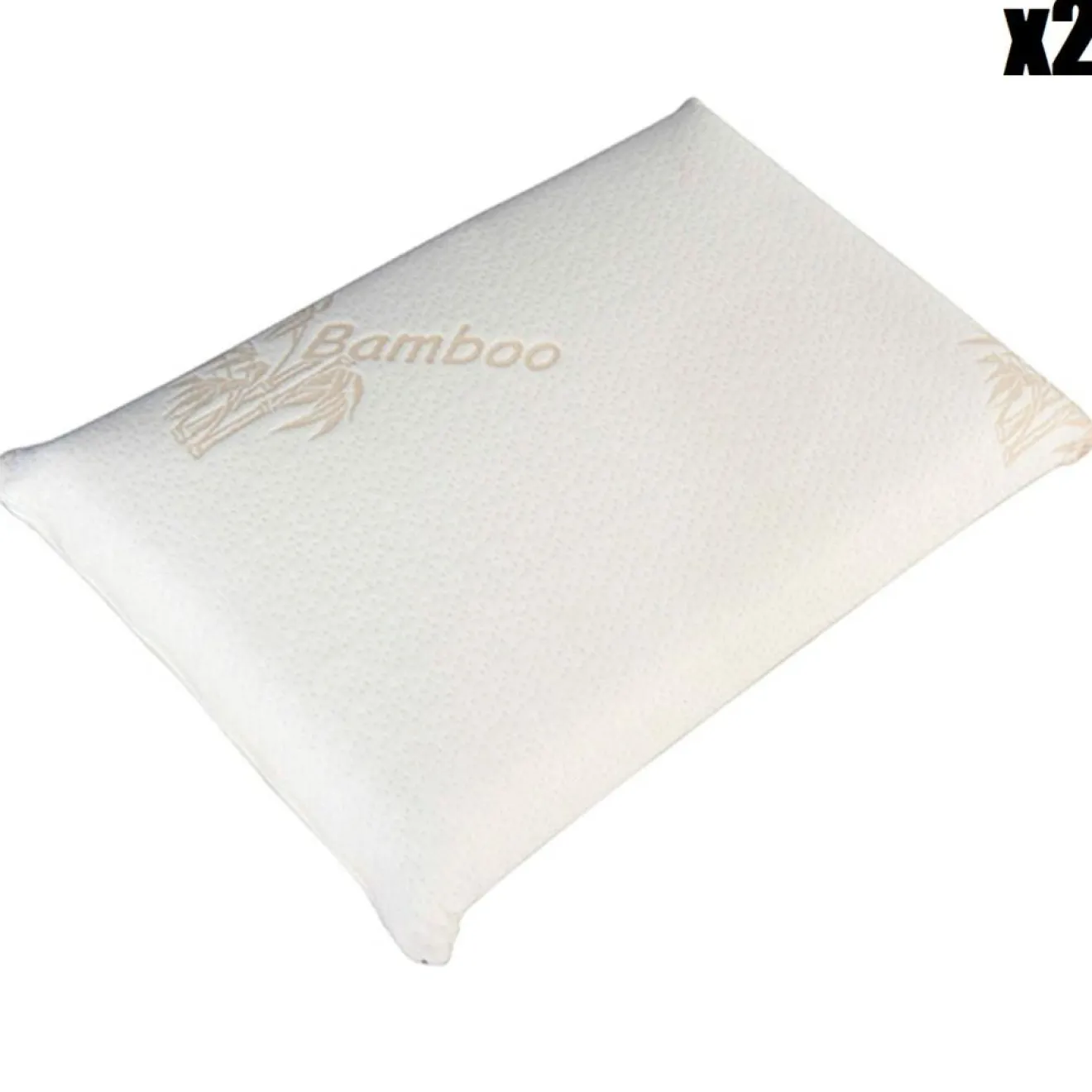 Hypsom 2 Oreillers Mémoire de forme BIO blancs - 40x60 cm