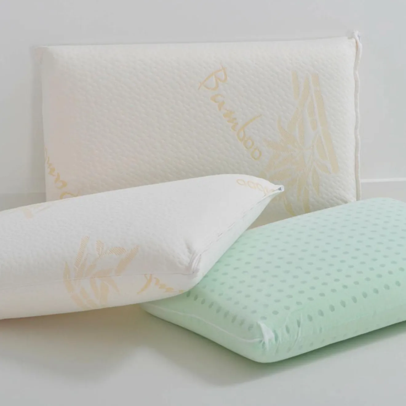 Hypsom 2 Oreillers Mémoire de forme BIO blancs - 40x60 cm