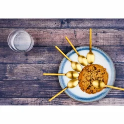 Bjorn 6 Petites cuillères Emund dorées