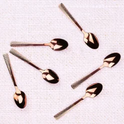 Bjorn 6 Petites cuillères Finn cuivrées