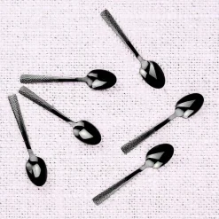 Bjorn 6 Petites cuillères Finn noires