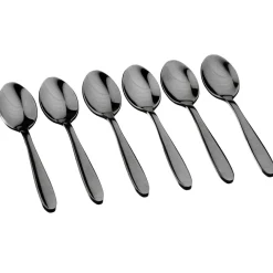 Bjorn 6 Petites cuillères Kaja noires