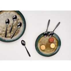 Bjorn 6 Petites cuillères Kaja noires