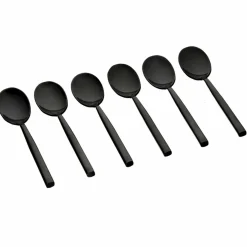 Bjorn 6 Petites cuillères Nils noires