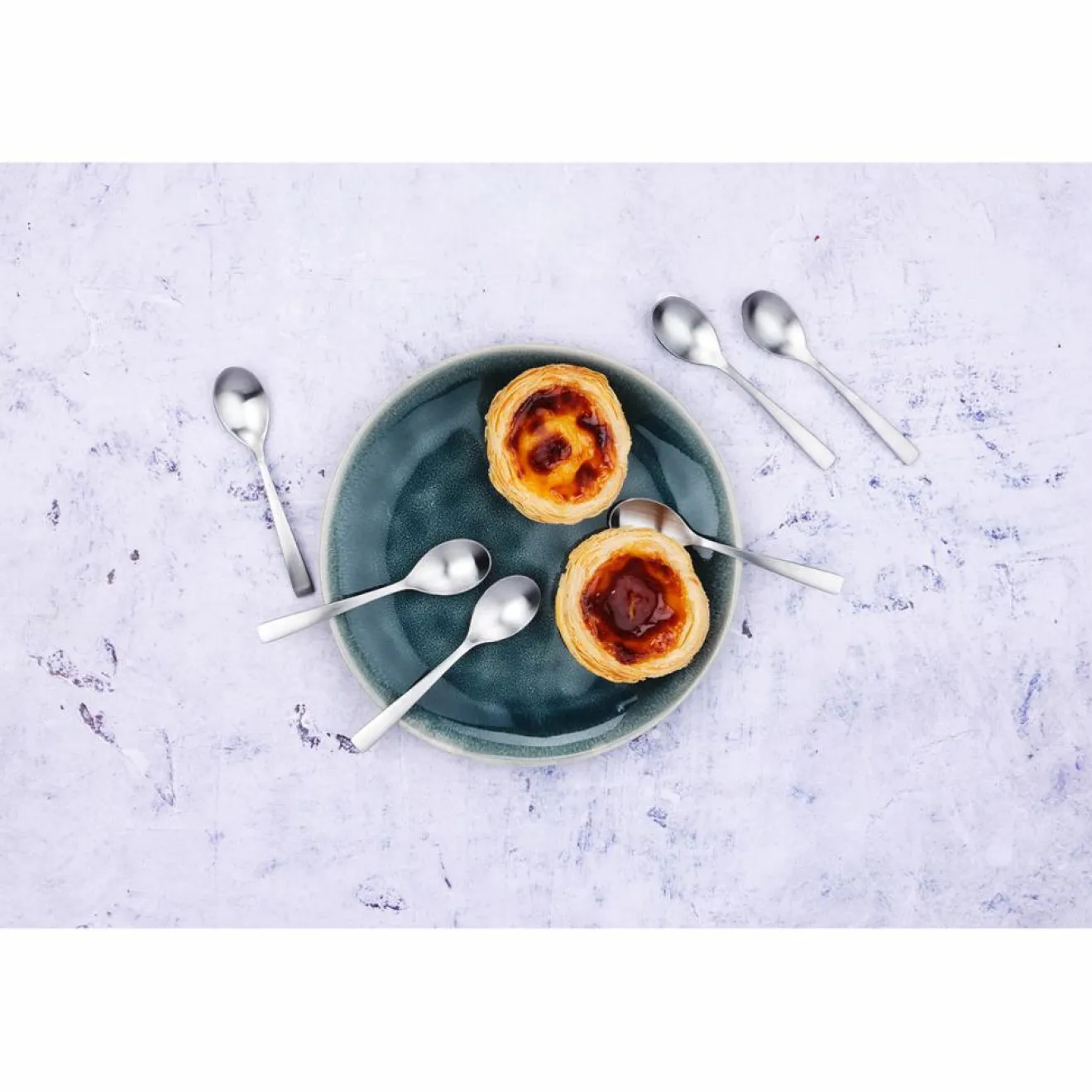 Bjorn 6 Petites cuillères Oglu inox mat