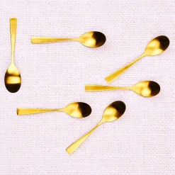 Hot Bjorn 6 Petites cuillères Sven dorées