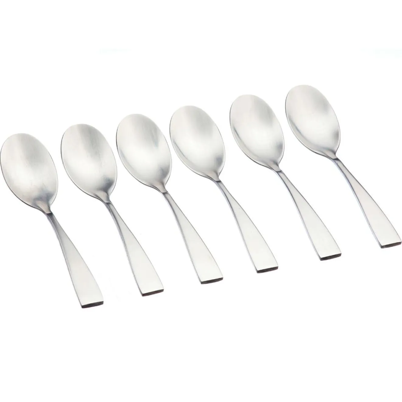 Bjorn 6 Petites cuillères Sven inox mat