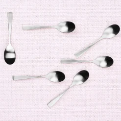 Bjorn 6 Petites cuillères Sven inox mat
