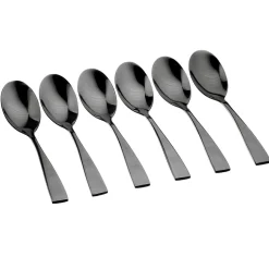 Bjorn 6 Petites cuillères Sven noires