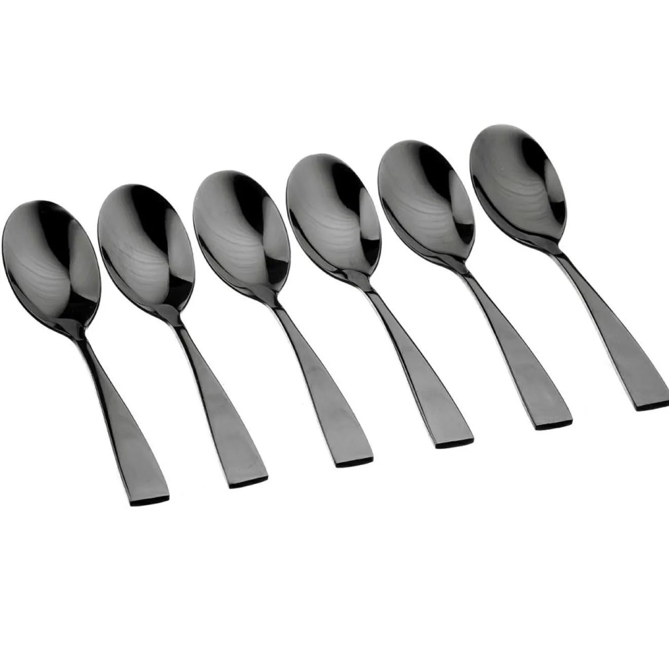 Bjorn 6 Petites cuillères Sven noires