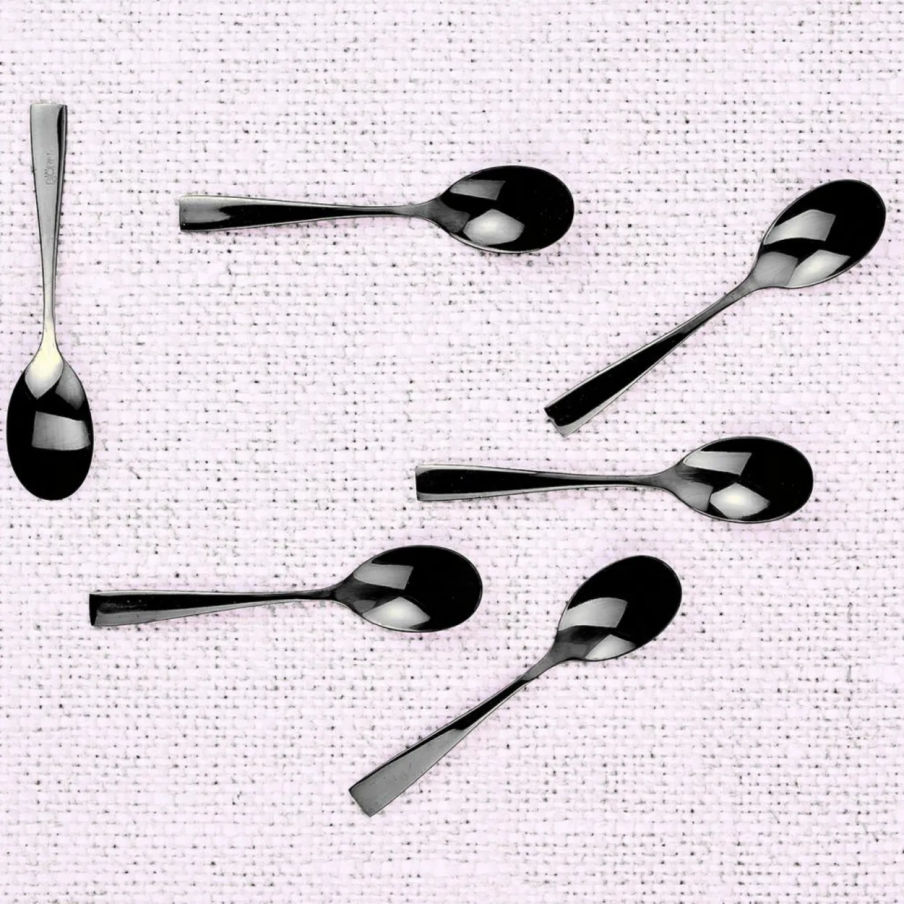 Bjorn 6 Petites cuillères Sven noires