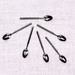 Bjorn 6 Petites cuillères Viggo noires