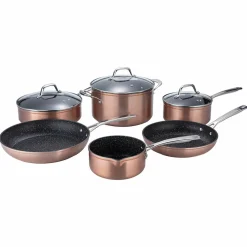 Gam'Hotel 9 Pièces en Céramique Cuivré Élégance Greblon cuivre