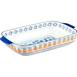 Outlet Bjorn 3 Plats à four en Porcelaine Napoli multicolores - 55.3x38.2x20.5 cm