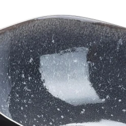 Sale Bjorn 2 Saladiers en Grès Iris bleu foncé - 24x8.5/28.5x10 cm