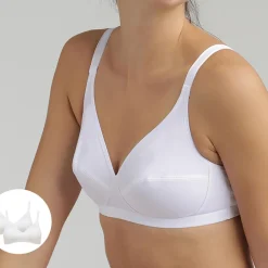 Best Playtex 2 Soutiens-gorge sans armatures Basic Microfibre Support blancs