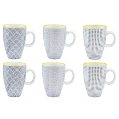 Bjorn 6 Tasses à café Eclipse gris anthracite - 9 cl