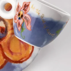 Online Illy 2 Tasses Cappucino en Porcelaine Art Collection Biennale A bleu/blanc - 170 ml