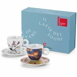 Illy 2 Tasses Cappucino en Porcelaine Art Collection Biennale B multicolores - 170 ml