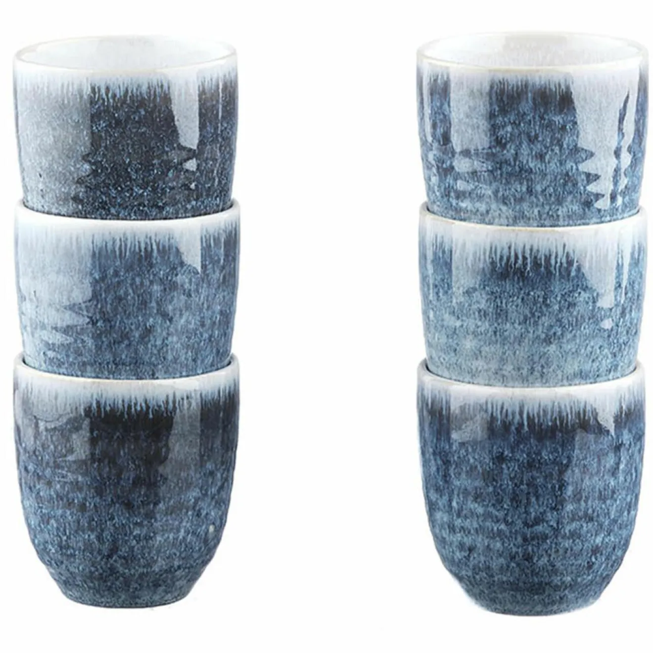 Online Bjorn 6 Tasses Cosmos bleu/blanc nacré - 15 cl