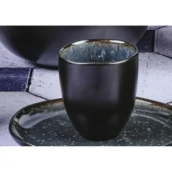 Hot Bjorn 6 Tasses en Grès Iris bleu foncé - 15 cl