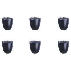 Hot Bjorn 6 Tasses en Grès Iris bleu foncé - 15 cl