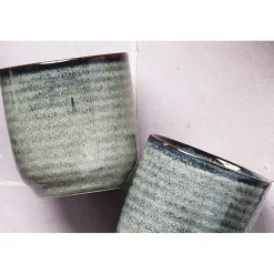 Bjorn 6 Tasses en Grès Zen gris/bleu - 20 cl