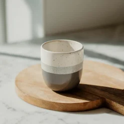 Novastyl 6 Tasses ExpressoRiga 11Cl Marron En Grès