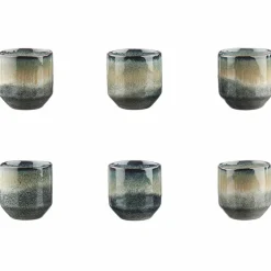 Hot Bjorn 6 Tasses Genesis bleu/gris kaki - 15 cl