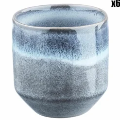 Bjorn 6 Tasses Genesis bleus - 15 cl