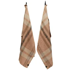 New Haomy 2 Torchons en Lin & Coton Aalborg cimarron - 48x70 cm