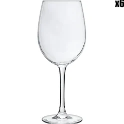 Hot Cosy & Trendy 6 Verres à vin Cosy moments transparents - 36 cl