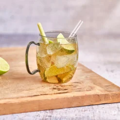 Sale Cosy Moments 6 Verres avec anse Moscow Mule noir/transparent - 50cl