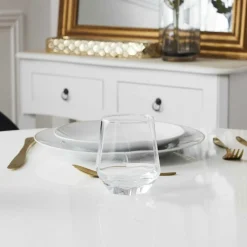 Home Deco Factory 6 Verres forme diamant transparents - 30 cl