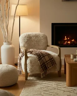 Uniqka Anna - Fauteuil en bois massif