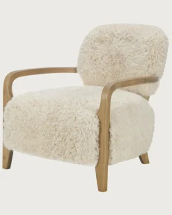 Uniqka Anna - Fauteuil en bois massif
