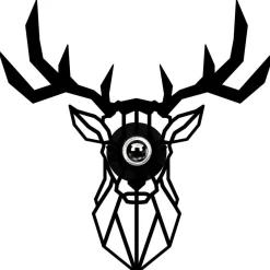 Opviq Applique murale 605 noire - 55x12x55 cm