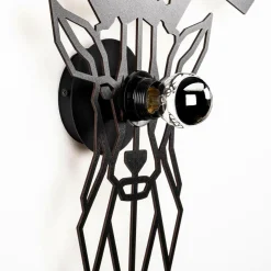 Opviq Applique murale 605 noire - 55x12x55 cm