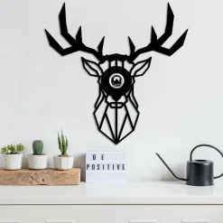 Opviq Applique murale 605 noire - 55x12x55 cm