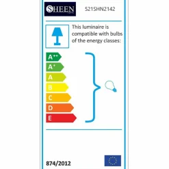 Opviq Applique murale Berceste noire - 19x27x24 cm