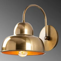 Discount Opviq Applique murale Berceste dorée - 20x27x24 cm