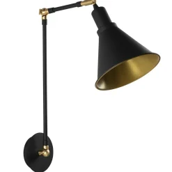 New Sheen Applique murale Berceste noire - D.20x56 cm