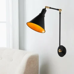 New Sheen Applique murale Berceste noire - D.20x56 cm