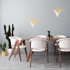 New Opviq Applique Murale Bird 3202 blanche - H.34x34x5 cm