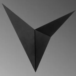 Outlet Opviq Applique Murale Bird 3201 noire - H.34x34x5 cm