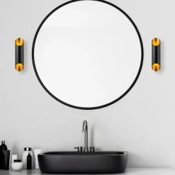 Sheen Applique murale Cut noire - D.8x12x30 cm