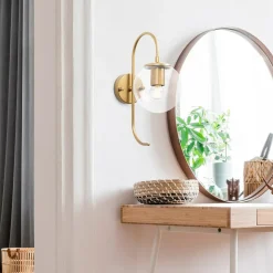 Sale Opviq Applique murale Jewel dorée - 27x36 cm