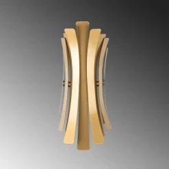 Sheen Applique murale Linea dorée - 17x16x48 cm