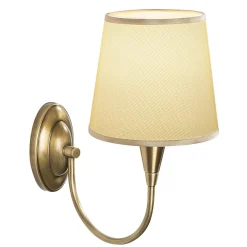 Online Wooden Art Applique murale Pardo doré/blanc - 16x28x31 cm