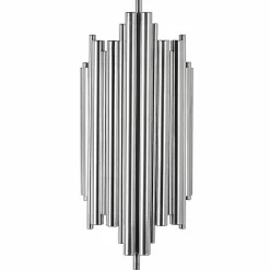 Hot Opviq Applique murale Reis chrome - 18x40x8 cm